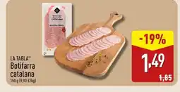ALDI LA TABLA Botifarra catalana oferta