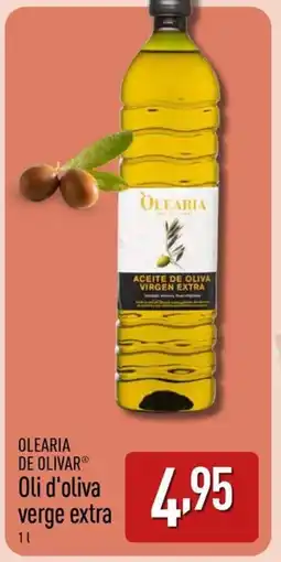 ALDI OLEARIA DE OLIVAR Oli d'oliva verge extra oferta