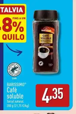 ALDI BARISSIMO Cafè soluble oferta