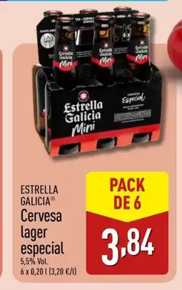 ALDI ESTRELLA GALICIA Cervesa lager Especial oferta