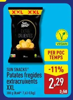 ALDI SUN SNACKS Patates fregides extracruixents oferta