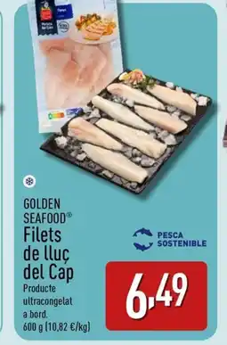 ALDI GOLDEN SEAFOOD Filets de lluç del Cap oferta