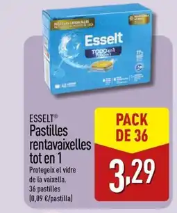 ALDI ESSELT Pastilles rentavaixelles tot en 1 oferta