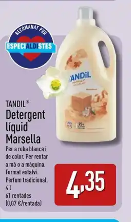 ALDI TANDIL Detergent líquid Marsella oferta