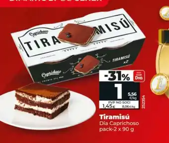 Dia DIA CAPRICHOSO Tiramisú oferta