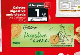 Dia DIA GALLETECA Galetes digestive amb civada oferta