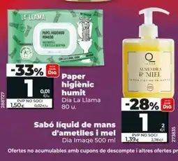 Dia DIA IMAQE Sabó líquid de mans d'ametlles i mel oferta