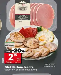 Dia SELECCIÓN DE DIA Filet de llom tendre oferta