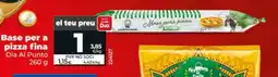 Dia DIA AL PUNTO Base per a pizza fina oferta