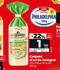 Dia DIA NATURMUNDO Coques d'arròs integral oferta