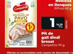 Dia CAMPOFRIO Pit de gall dindi bresat oferta
