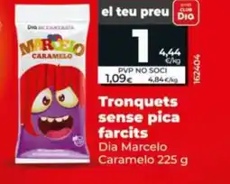 Dia DIA MARCELO CARAMELO Tronquets sense pica farcits oferta
