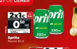 Dia SPRITE oferta