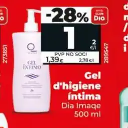 Dia DIA IMAQE Gel d'higiene íntima oferta