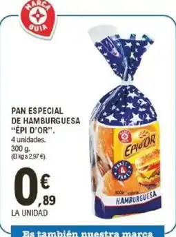 E.Leclerc ÉPI D'OR Pan especial de hamburguesa oferta
