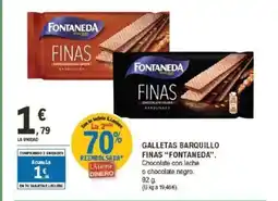 E.Leclerc FONTANEDA Galletas barquillo finas oferta