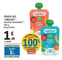 E.Leclerc SMILEAT Pouch bio oferta