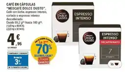 E.Leclerc NESCAFÉ DOLCE DUSTO Café en cápsulas oferta