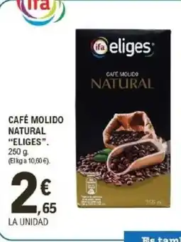E.Leclerc IFA ELIGES Café molido natural oferta