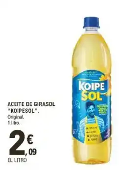 E.Leclerc KOIPESOL Aceite de girasol oferta