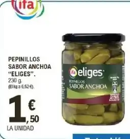 E.Leclerc IFA ELIGES Pepinillos sabor anchoa oferta