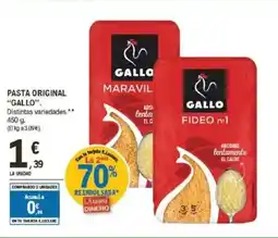 E.Leclerc GALLO Pasta original oferta