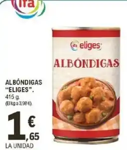 E.Leclerc IFA ELIGES Albóndigas oferta