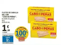 E.Leclerc CABO DE PEÑAS Filetes de caballa del sur oferta