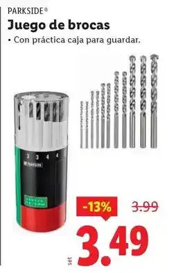 Ocine Parkside - juego de brocas oferta