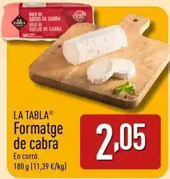 ALDI Formatge de cabra oferta
