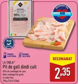 ALDI Pit de gall dindi cuit oferta