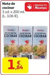 Alcampo Alcampo - nata de cocinar oferta