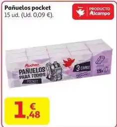 Alcampo Pocket - panuelos oferta