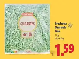 Lidl Freshona - guisantes fino oferta