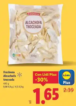 Lidl Freshona alcachofa troceada oferta