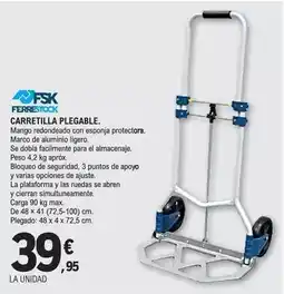 E.Leclerc Ferrestock - carretilla plegable oferta