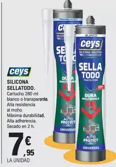 E.Leclerc Ceys - silicona sellatodo oferta