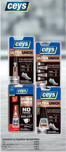 E.Leclerc Ceys - adhesivo ultraunick instantáneo oferta