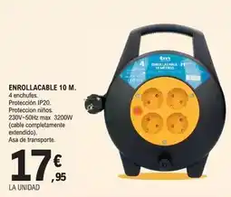 E.Leclerc Tm electron - enrollacable 10 m oferta