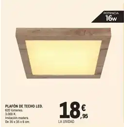 E.Leclerc Globo lighting - plafón de techo led oferta