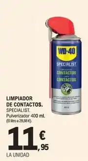 E.Leclerc Wd-40 - limpiador de contactos oferta