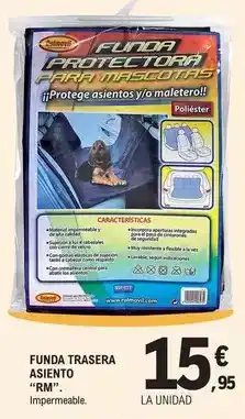 E.Leclerc Rm - funda trasera asiento oferta