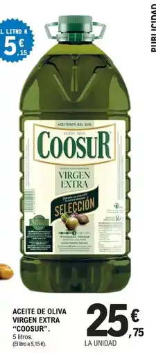 E.Leclerc Coosur - aceite de oliva virgen extra oferta
