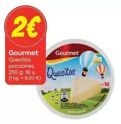 Gourmet - quesitos porciones