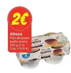 Suma Supermercados Alteza - flan de queso bano maria oferta