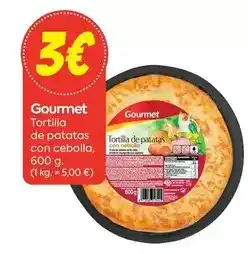 Suma Supermercados Gourmet - tortilla de patatas con cebolla oferta