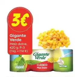 Suma Supermercados Gigante verde - maiz dulce oferta