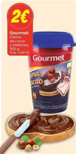Suma Supermercados Gourmet - crema de cacao y avellanas oferta