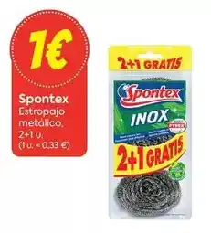 Suma Supermercados Spontex - estropajo metalico oferta