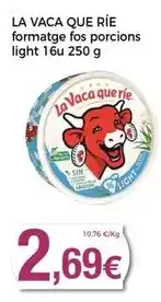 Keisy La vaca que ríe - formatge fos porcions light oferta